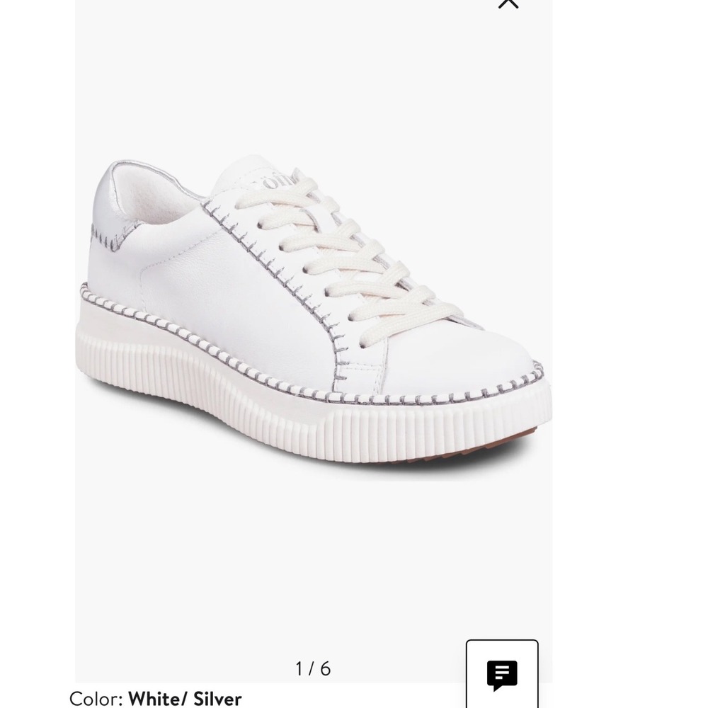 SOFFT FRAZIER BASEBALL STITCH WHITE LEATHER SNEAKERS IER